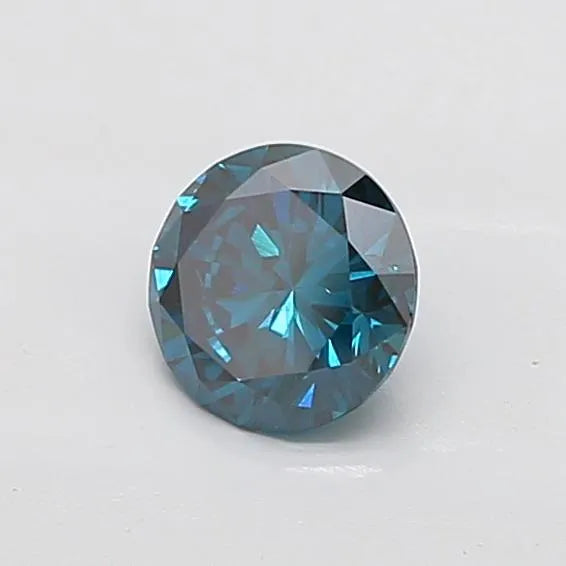 1.01ct Round Lab Grown Diamond (Colour Fancy Deep Blue, Clarity SI2, Cut GD, IGI Certified)