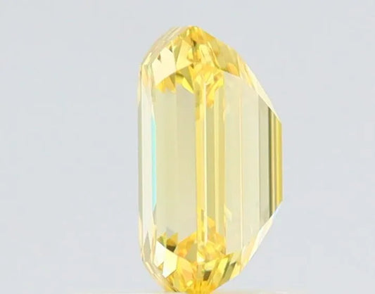 1.02ct Emerald Natural Diamond (Colour Fancy Vivid Yellow, Clarity VS2, Cut GD, GIA Certified)