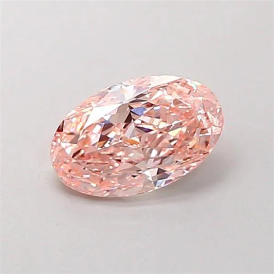 1.02ct Oval Lab Grown Diamond (Colour Fancy Brown Pink, Clarity SI2, IGI Certified)