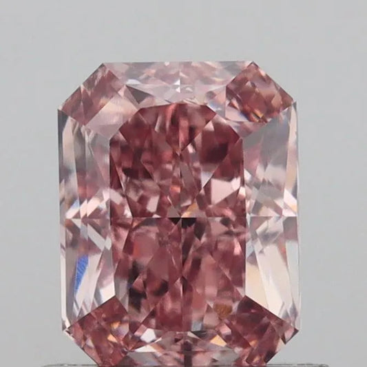 1.02ct Radiant Natural Diamond (Colour Fancy Orangey Pink, Clarity VS2, GIA Certified)