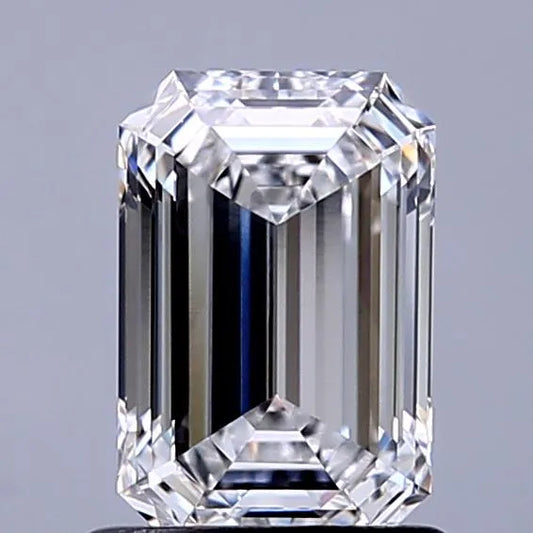 1.04ct Emerald Lab Grown Diamond (Colour D, Clarity VVS1, IGI Certified)