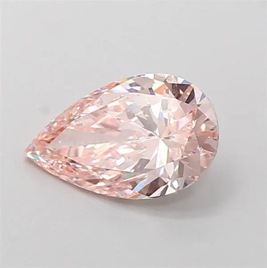 1.07ct Pear Lab Grown Diamond (Colour Fancy Pink, Clarity VS1, IGI Certified)