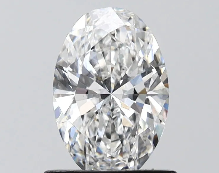 1.09ct Oval Lab Grown Diamond (Colour D, Clarity VS2, IGI Certified)