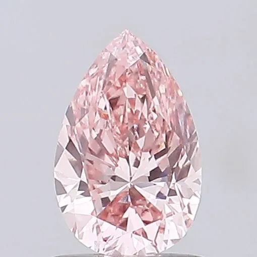 1.09ct Pear Lab Grown Diamond (Colour Fancy Vivid Pink, Clarity VS1, IGI Certified)