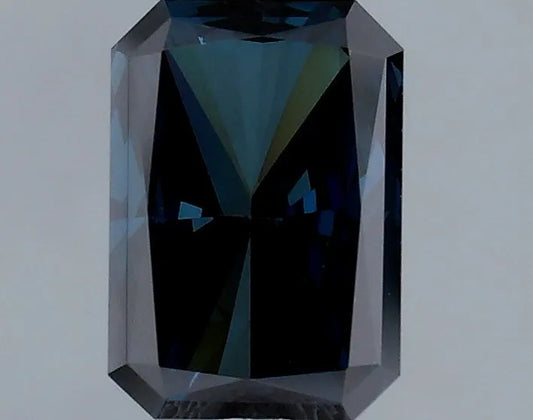 1.12ct Radiant Lab Grown Diamond (Colour Fancy Deep Blue, Clarity VVS2, Cut VG, IGI Certified)
