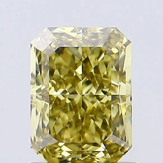 1.17ct Radiant Lab Grown Diamond (Colour Fancy Gray Yellow, Clarity VVS2, IGI Certified)