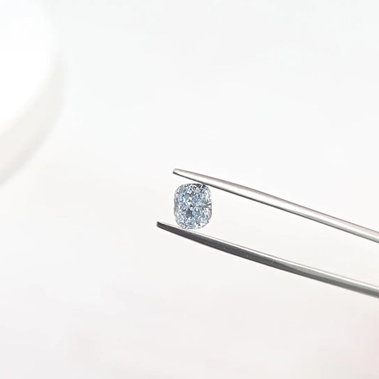 1.21ct Cushion modified Lab Grown Diamond (Colour Fancy Light Blue, Clarity VVS2, IGI Certified)