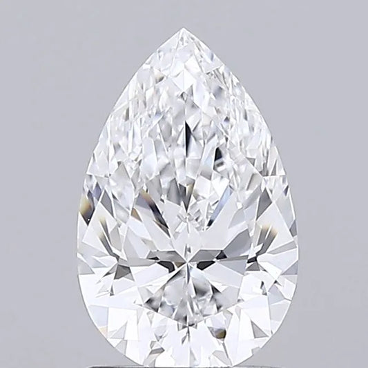 1.23ct Pear Lab Grown Diamond (Colour D, Clarity IF, IGI Certified)