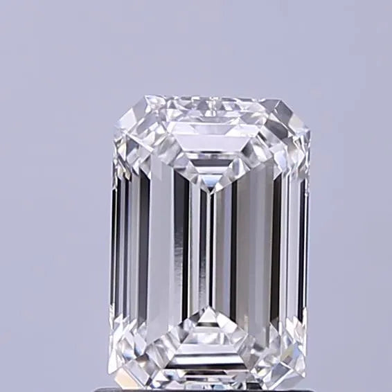 1.27ct Emerald Lab Grown Diamond (Colour E, Clarity VVS1, Cut EX, IGI Certified)