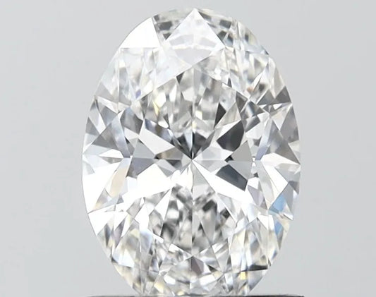 1.33ct Oval Lab Grown Diamond (Colour D, Clarity VVS2, IGI Certified)