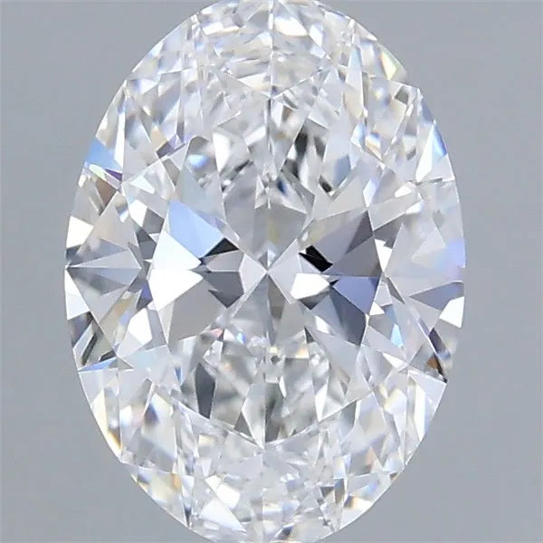 1.34ct Oval Lab Grown Diamond (Colour D, Clarity VVS2, IGI Certified)