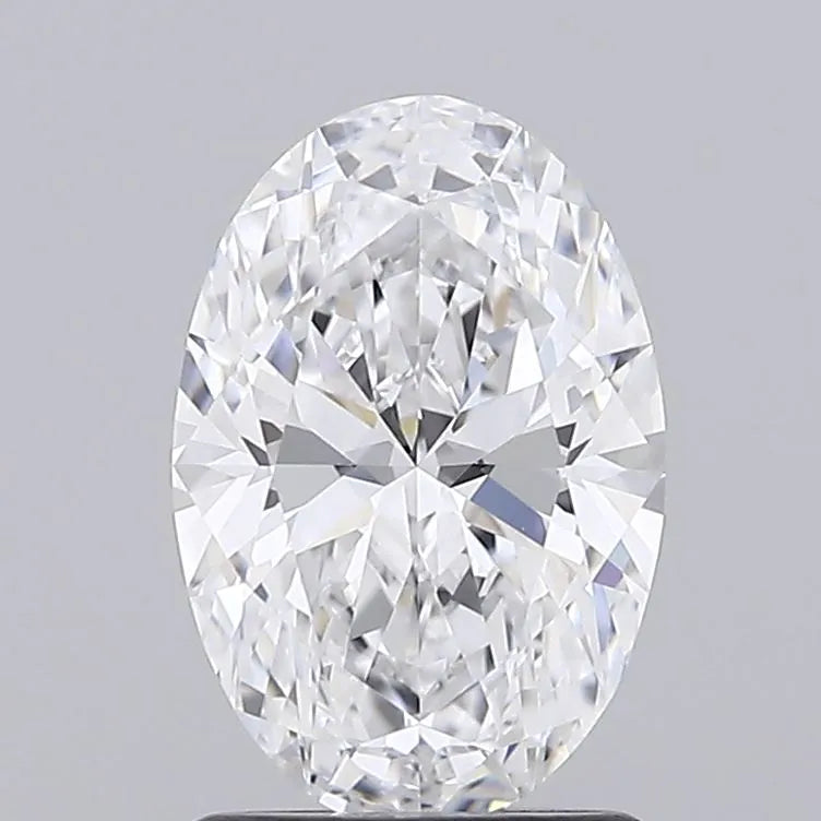 1.41ct Oval Lab Grown Diamond (Colour D, Clarity IF, Cut EX, IGI Certified)