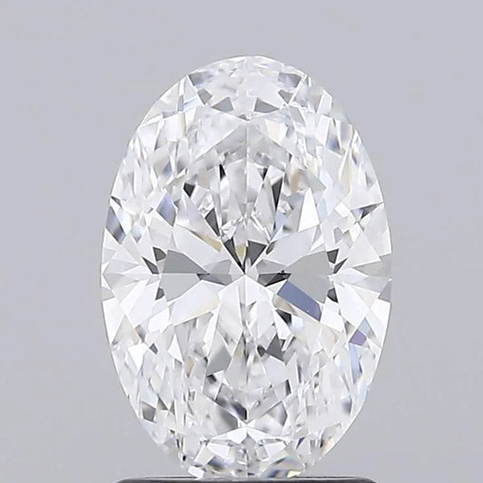 1.41ct Oval Lab Grown Diamond (Colour D, Clarity IF, Cut EX, IGI Certified)