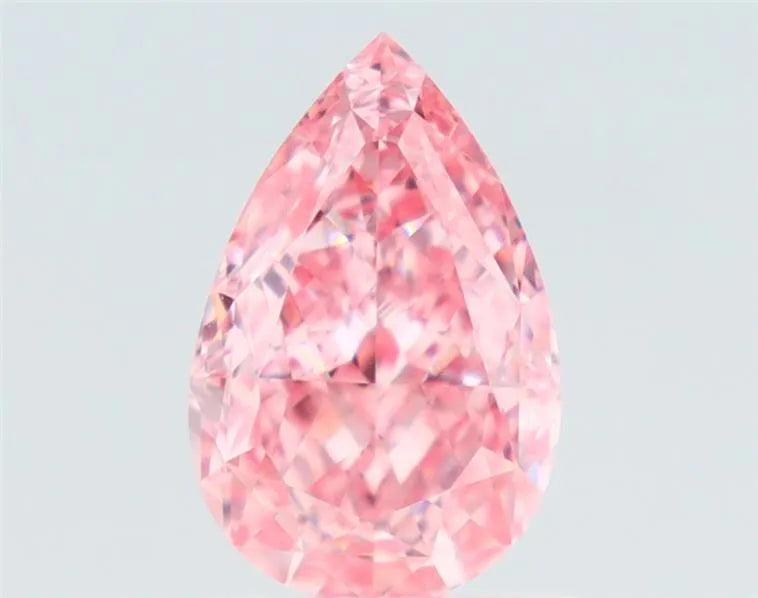 1.41ct Pear Natural Diamond (Colour Fancy Intense Orangey Pink, Clarity VS2, GIA Certified)