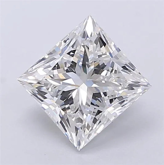 1.41ct Princess Lab Grown Diamond (Colour E, Clarity IF, IGI Certified)