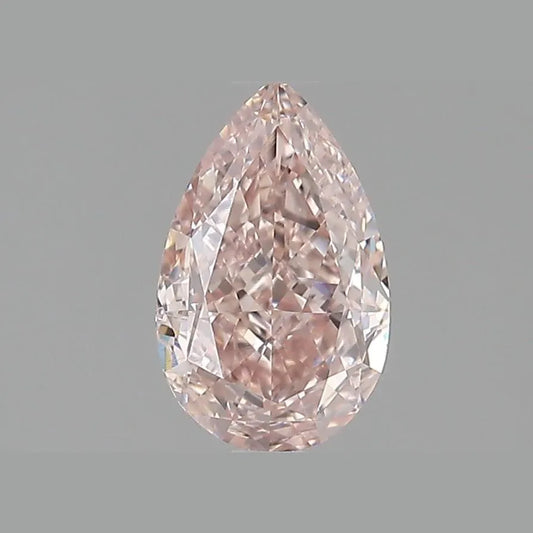 1.43ct Pear Natural Diamond (Colour Fancy Brownish Pink, Clarity VVS1, GIA Certified)