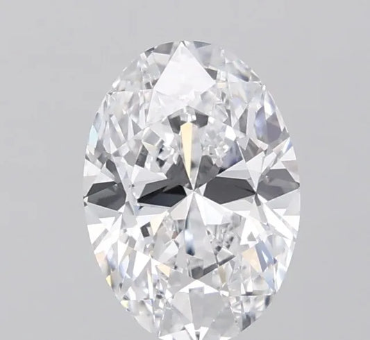 1.50ct Oval Lab Grown Diamond (Colour D, Clarity IF, IGI Certified)