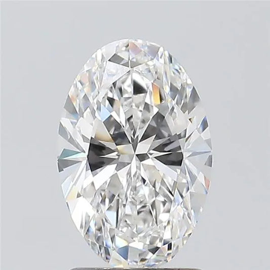 1.50ct Oval Lab Grown Diamond (Colour D, Clarity IF, IGI Certified)