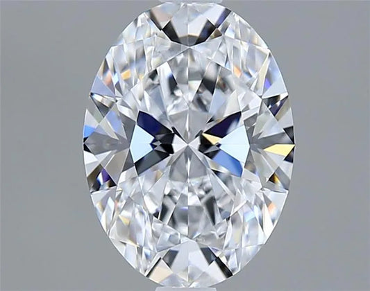 1.50ct Oval Lab Grown Diamond (Colour D, Clarity VVS1, IGI Certified)