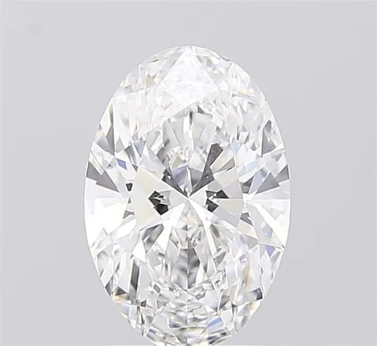 1.50ct Oval Lab Grown Diamond (Colour D, Clarity VVS2, IGI Certified)