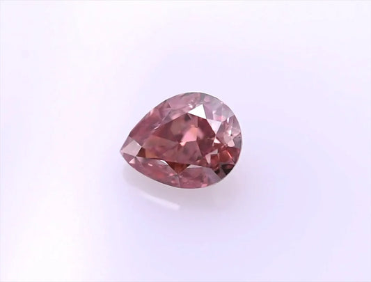 1.50ct Pear Natural Diamond (Colour Fancy Deep Pink, Clarity VS2, GIA Certified)