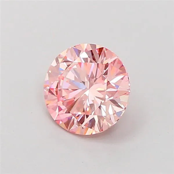 1.50ct Round Lab Grown Diamond (Colour Fancy Intense Pink, Clarity VVS2, Cut EX, IGI Certified)