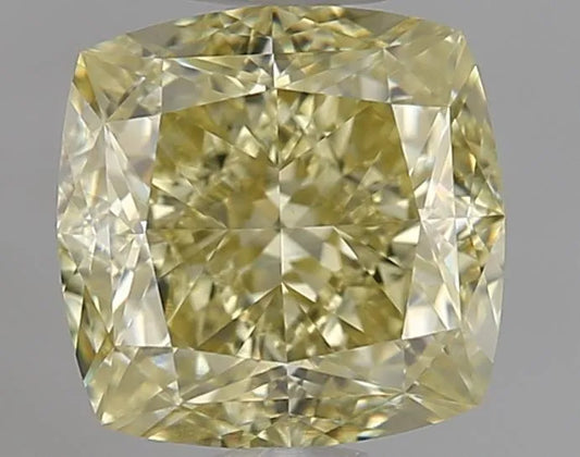 1.51ct Cushion brilliant Natural Diamond (Colour Fancy Yellow, Clarity VS1, GIA Certified)