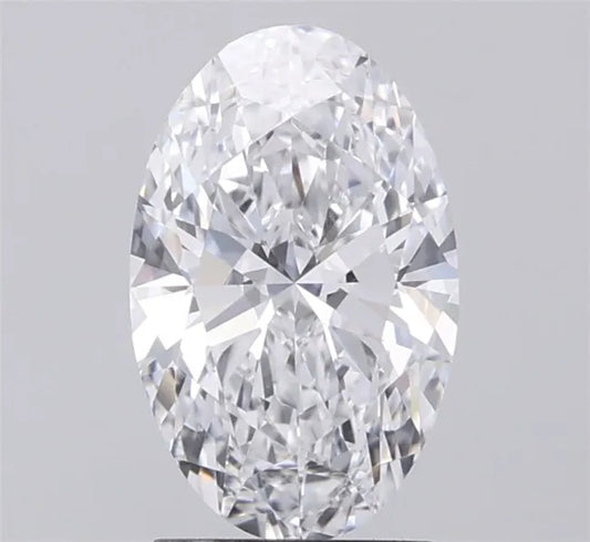 1.51ct Oval Lab Grown Diamond (Colour D, Clarity VVS2, IGI Certified)