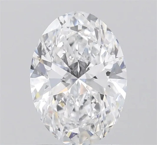 1.53ct Oval Lab Grown Diamond (Colour D, Clarity VVS2, IGI Certified)