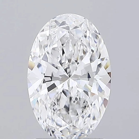 1.55ct Oval Lab Grown Diamond (Colour D, Clarity VVS2, IGI Certified)