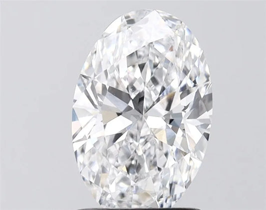 1.55ct Oval Lab Grown Diamond (Colour D, Clarity VVS2, IGI Certified)