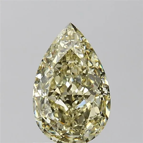 1.55ct Pear Natural Diamond (Colour Fancy Yellow, Clarity VVS2, GIA Certified)