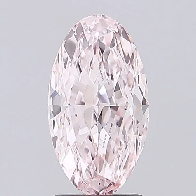 1.56ct Oval Lab Grown Diamond (Colour Fancy Intense Pink, Clarity VVS2, IGI Certified)