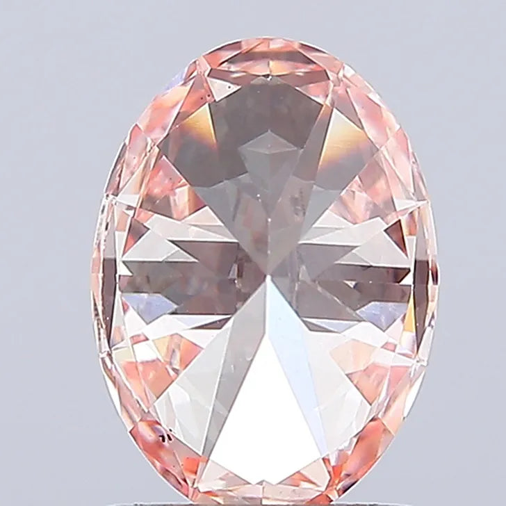1.57ct Oval Lab Grown Diamond (Colour Fancy Intense Pink, Clarity VS1, IGI Certified)