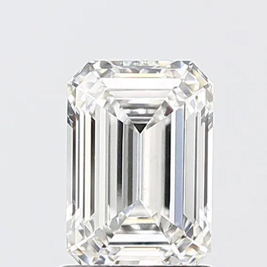 1.58ct Emerald Lab Grown Diamond (Colour F, Clarity VS1, IGI Certified)