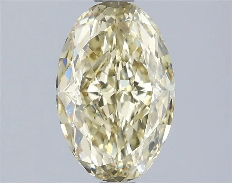 1.59ct Oval Lab Grown Diamond (Colour Fancy Yellow, Clarity VVS2, IGI Certified)