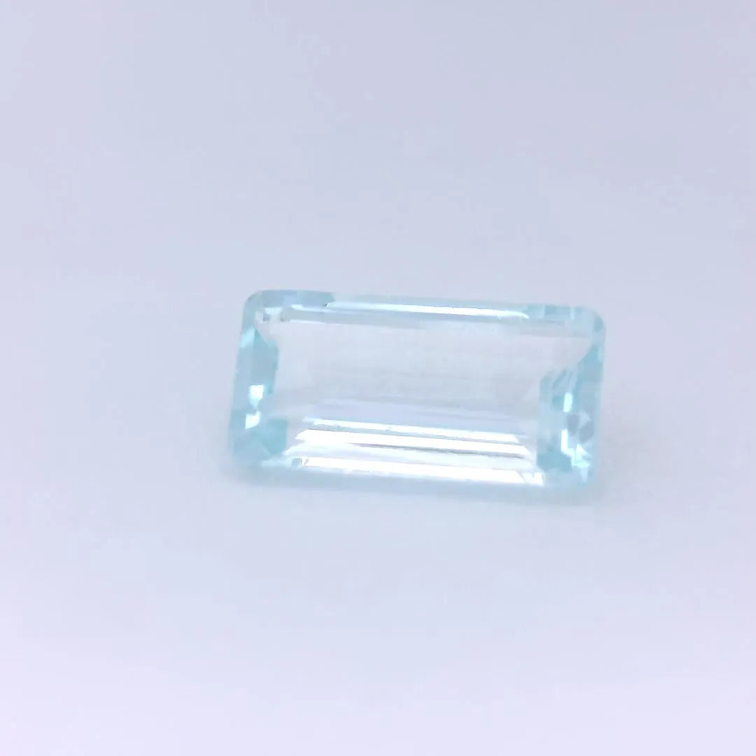 1.60ct Emerald Natural Aquamarine (Colour Blue, Clarity Eye Clean, Cut Faceted)