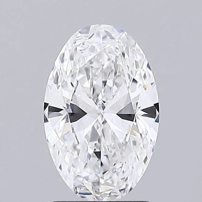 1.60ct Oval Lab Grown Diamond (Colour D, Clarity VVS2, IGI Certified)