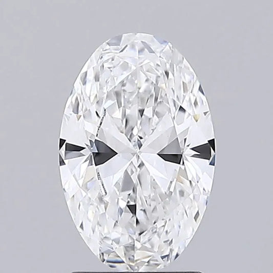 1.60ct Oval Lab Grown Diamond (Colour D, Clarity VVS2, IGI Certified)