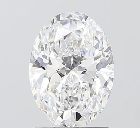 1.60ct Oval Lab Grown Diamond (Colour D, Clarity VVS2, IGI Certified)