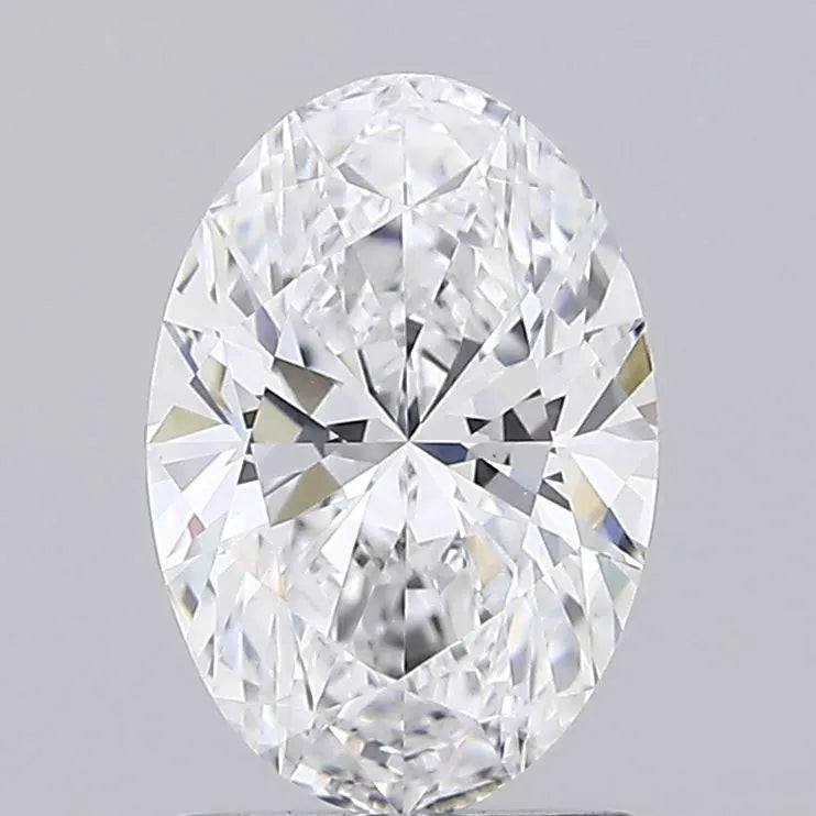 1.60ct Oval Lab Grown Diamond (Colour D, Clarity VVS2, IGI Certified)
