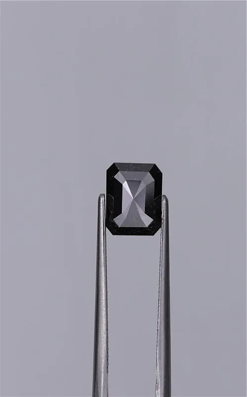 1.61ct Emerald Natural Diamond (Colour Fancy Black, Clarity VVS2, Cut EX, GIA Certified)