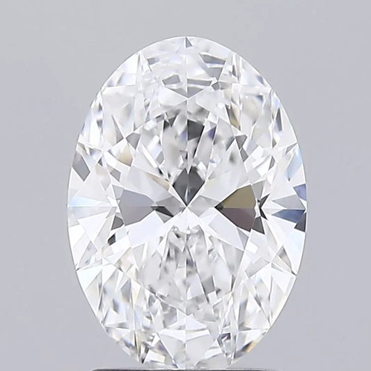 1.63ct Oval Lab Grown Diamond (Colour D, Clarity IF, IGI Certified)