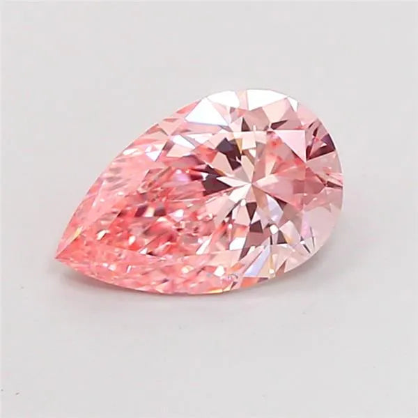 1.70ct Pear Lab Grown Diamond (Colour Fancy Vivid Pink, Clarity VS1, IGI Certified)