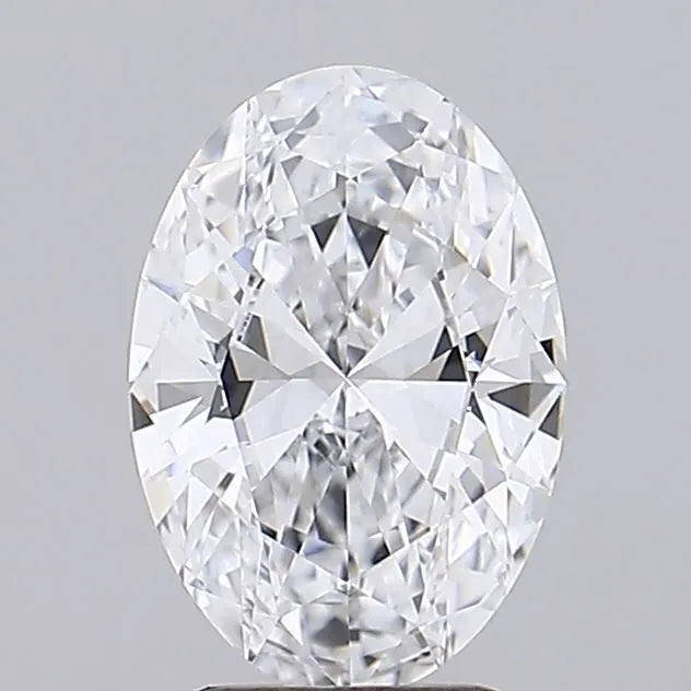 1.86ct Oval Lab Grown Diamond (Colour D, Clarity IF, IGI Certified)