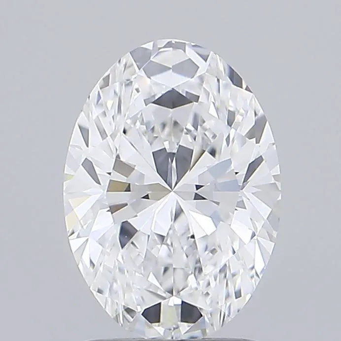 1.92ct Oval Lab Grown Diamond (Colour D, Clarity IF, IGI Certified)