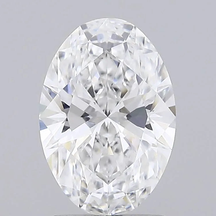 1.93ct Oval Lab Grown Diamond (Colour D, Clarity VVS2, IGI Certified)