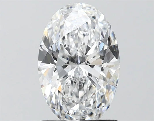 1.96ct Oval Lab Grown Diamond (Colour D, Clarity VVS2, IGI Certified)