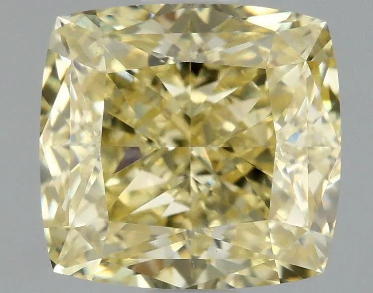 1.97ct Cushion modified Lab Grown Diamond (Colour Fancy Intense Yellow, Clarity VS1, IGI Certified)