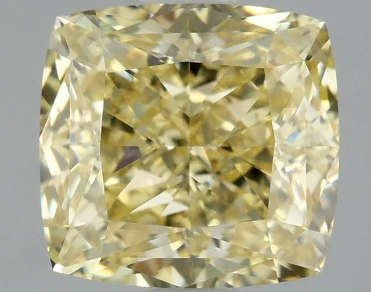 1.97ct Cushion modified Lab Grown Diamond (Colour Fancy Intense Yellow, Clarity VS1, IGI Certified)